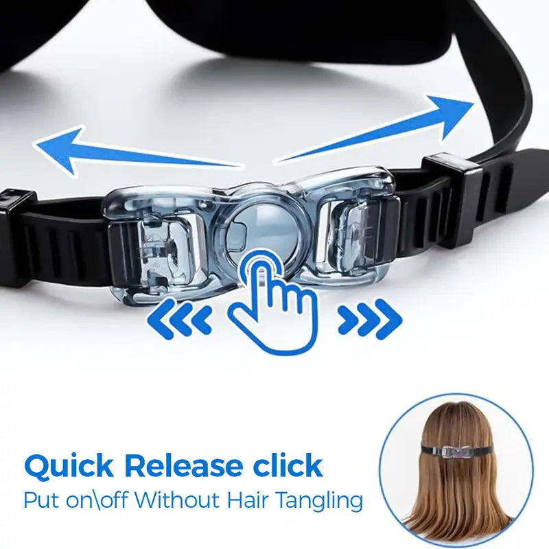 🔥Hot Sale!!🔥Swimming Goggles 1pc No Leaking Swim Glasses for Men Women Youth, Wide View Anti Fog Uv Swimming Goggles, Swimming Accessories, Swim Kit, Diving Swimming Goggles, Outdoor Swimming Goggles-TJY