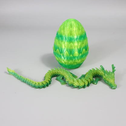 🏆Articulated 3D Dragon Toys with 3D Dragon Eggs🐉-Mythical Pieces Dragon🔥-ABB8