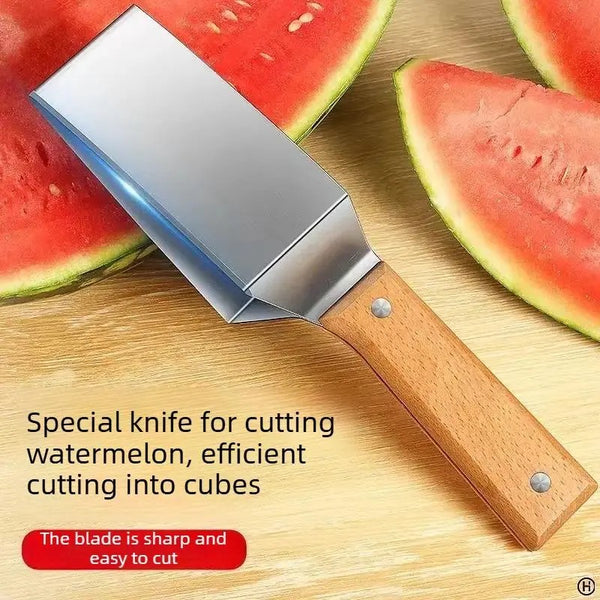 🍉Stainless steel watermelon slicer🎁multi-functional fruit slicer, fruit divider, watermelon cutting tool-ABB8