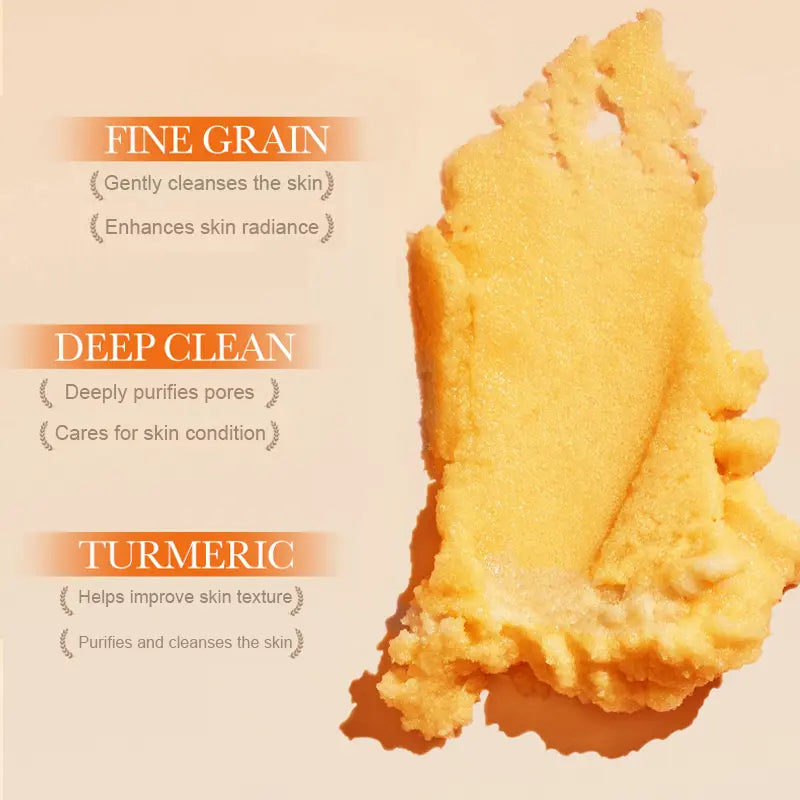 🌿Turmeric & Vitamin C Exfoliating Body Scrub🧴✨ -H1