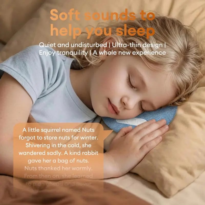 🔥BUY 2 FREE SHIPPING+SAVE $10 UItra🔥-Thin Bluetooth Pillow Speaker with Bluetooth 6.0-ABB8