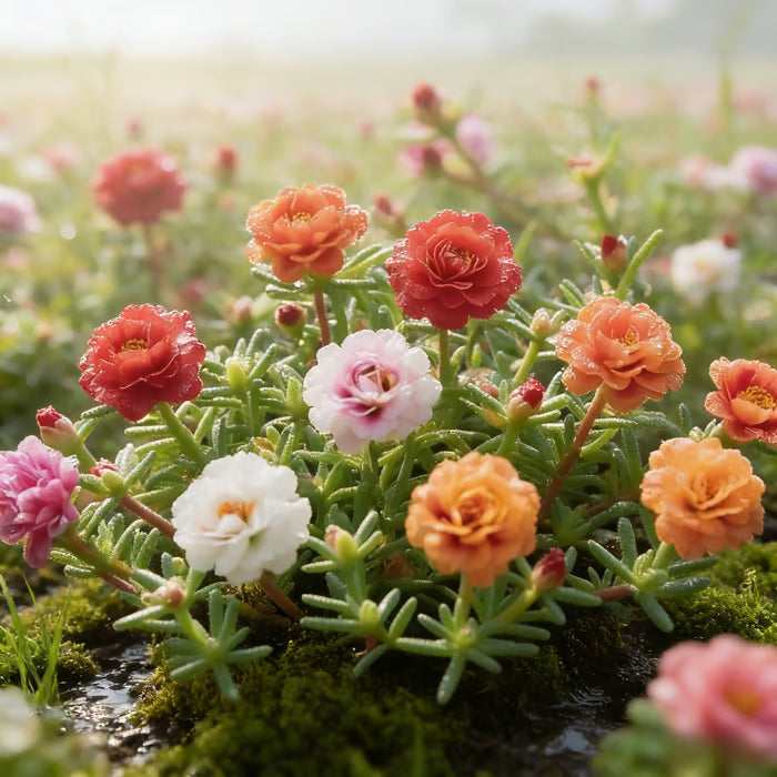 🌸Moss Rose Seeds🌸 – 🌿Perennial Flower Seeds / Large Flowers / Easy to Grow-TJY
