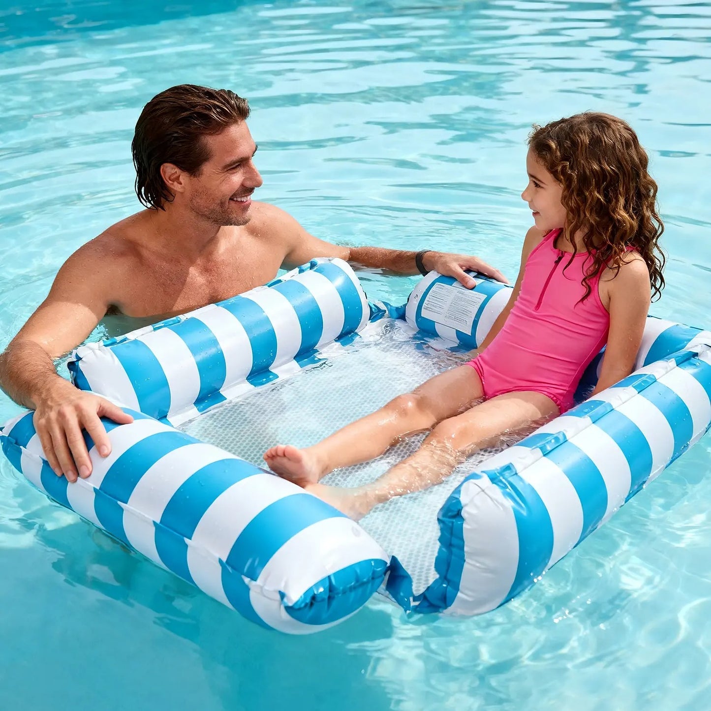 🎁BUY 1 GET 1 FREE🎉4-in-1 Inflatable Pool Hammock – Float, Lounge & Relax Anywhere-ABB8