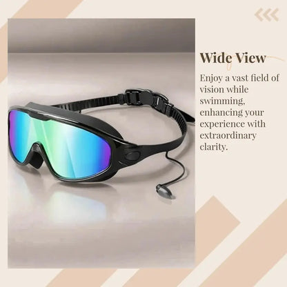 🔥Hot Sale!!🔥Swimming Goggles 1pc No Leaking Swim Glasses for Men Women Youth, Wide View Anti Fog Uv Swimming Goggles, Swimming Accessories, Swim Kit, Diving Swimming Goggles, Outdoor Swimming Goggles-TJY