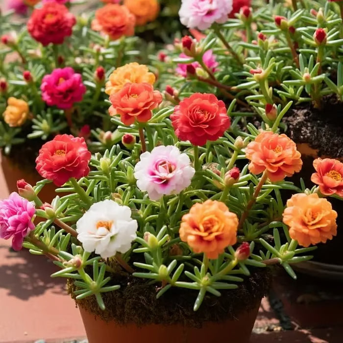 🌸Moss Rose Seeds🌸 – 🌿Perennial Flower Seeds / Large Flowers / Easy to Grow-TJY