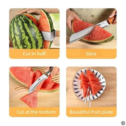 🍉Stainless steel watermelon slicer🎁multi-functional fruit slicer, fruit divider, watermelon cutting tool-ABB8