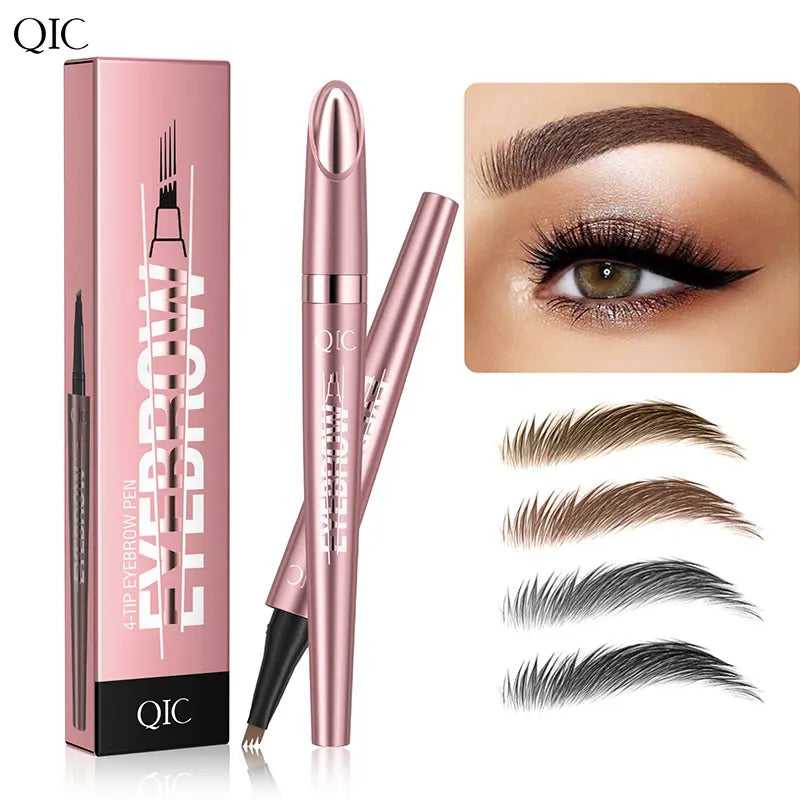 ⚡️First 100:2nd Item 60%Off🔥Waterproof Micro-Fork Eyebrow Pencil, Long-Lasting Brow Pen for Natural Hair-Like Strokes, Smudge-Proof Makeup Tool for Daily Use & Soft Glam-TJY
