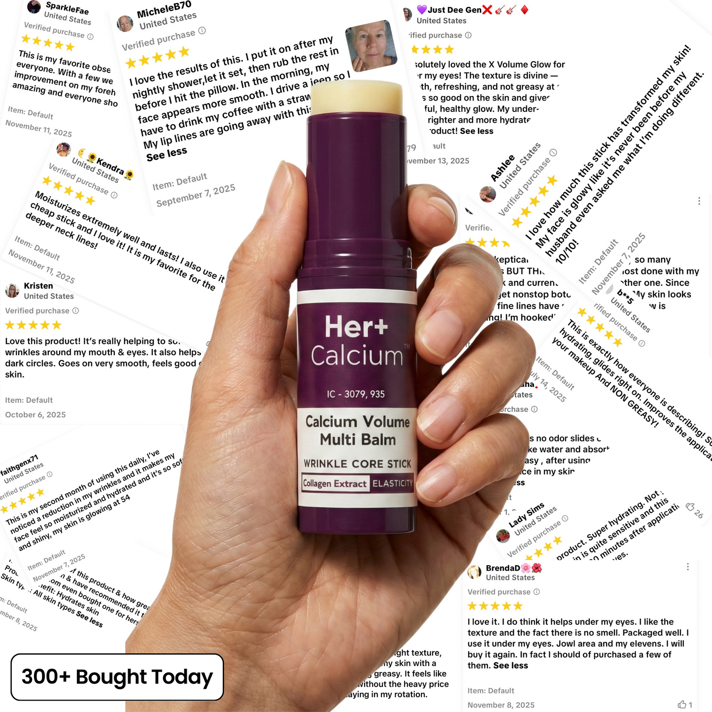 🔥Buy 2 Get 1 Free👑Calcium Multi Balm Eye Anti-aging Cosmetics Collagen Eye Stick 9g Transform Wrinkles Fine Lines And Tired Creases Naturally-TJY