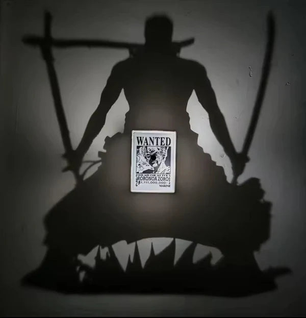 🔥One Piece Roronoa Zoro "King of Hell" 3D Shadow Lamp & Night Light-TJY