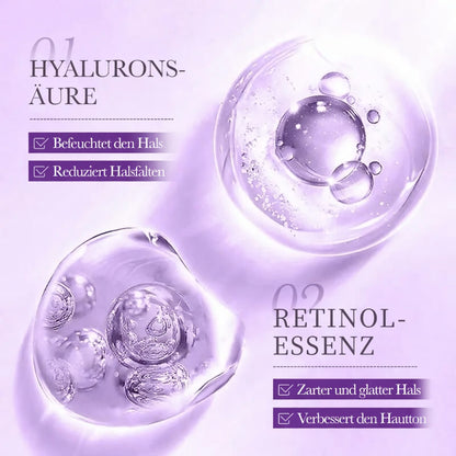 🔥Kaufe 1, erhalte 1 kostenlos🎁Kollagen-Fullerene-Festigungs-Halscreme – Reduziert Falten und Doppelkinn, Fünf Rollen für eine umfassende Massage-ABB8