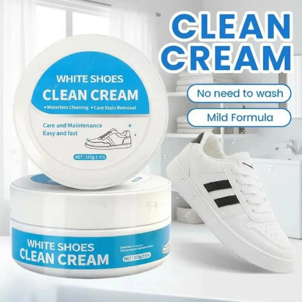 🔥First 100:2nd Item 60%Off🔥Multipurpose No-Wash White Shoe Clean Cream -W18