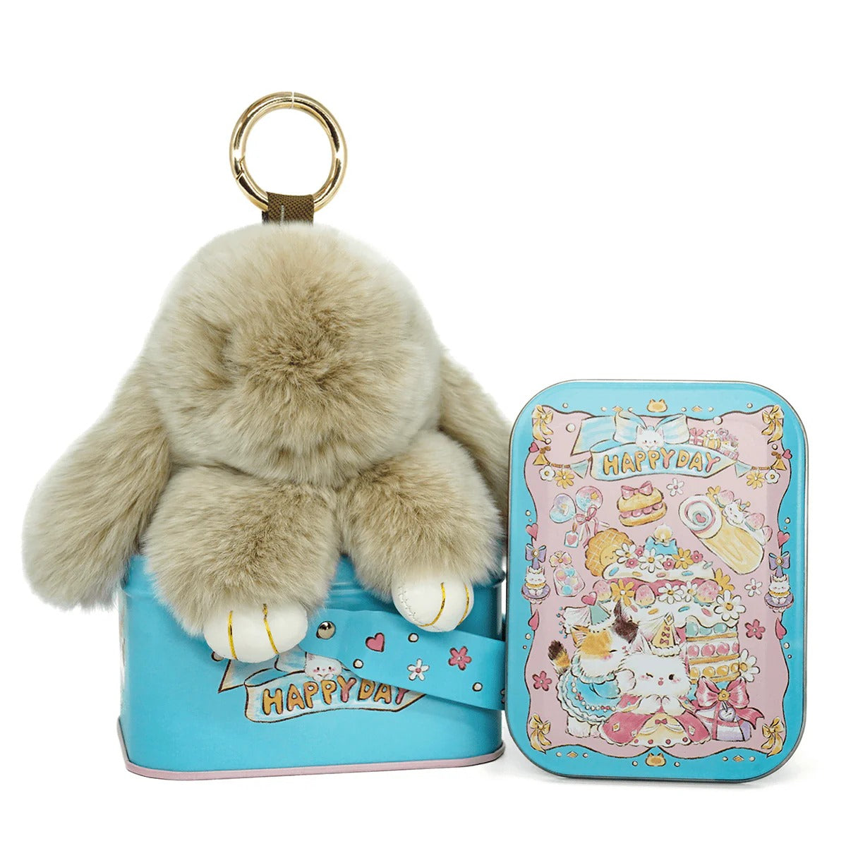 🐰Easter Early Bird Special 40% OFF🌸Handcrafted Soft Bunny Charm: Adorable Plush Rabbit Toy Keychain-923