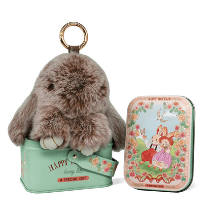🐰Easter Early Bird Special 40% OFF🌸Handcrafted Soft Bunny Charm: Adorable Plush Rabbit Toy Keychain-923
