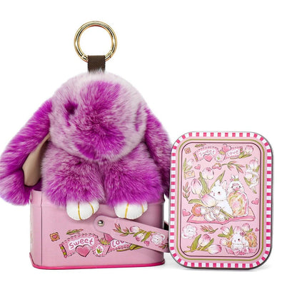 🐰Easter Early Bird Special 40% OFF🌸Handcrafted Soft Bunny Charm: Adorable Plush Rabbit Toy Keychain-923