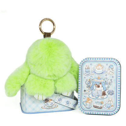 🐰Easter Early Bird Special 40% OFF🌸Handcrafted Soft Bunny Charm: Adorable Plush Rabbit Toy Keychain-923