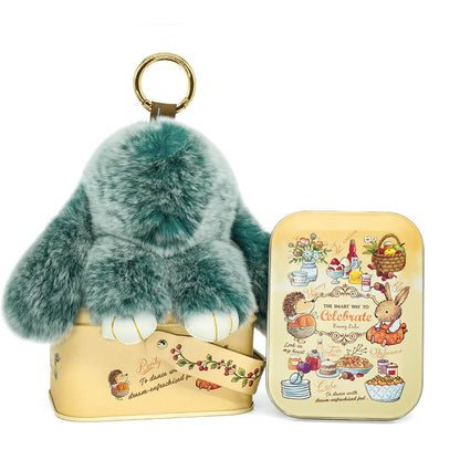 🐰Easter Early Bird Special 40% OFF🌸Handcrafted Soft Bunny Charm: Adorable Plush Rabbit Toy Keychain-923