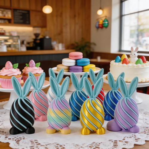 🐰🐣Easter Exclusive Blind Box-Spiral Unzip Rabbit Egg Toy✨ Dispatched in Random Colors-ABB8