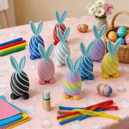 🐰🐣Easter Exclusive Blind Box-Spiral Unzip Rabbit Egg Toy✨ Dispatched in Random Colors-ABB8