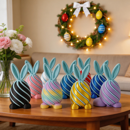 🐰🐣Easter Exclusive Blind Box-Spiral Unzip Rabbit Egg Toy✨ Dispatched in Random Colors-ABB8
