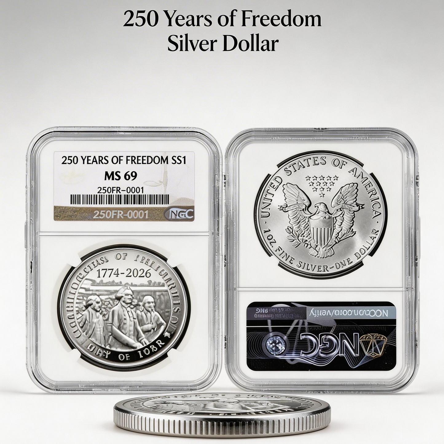 💥Last 10 sets‼️USA 🗽250th Anniversary Legal Tender Silver Dollar Coins-ABB8