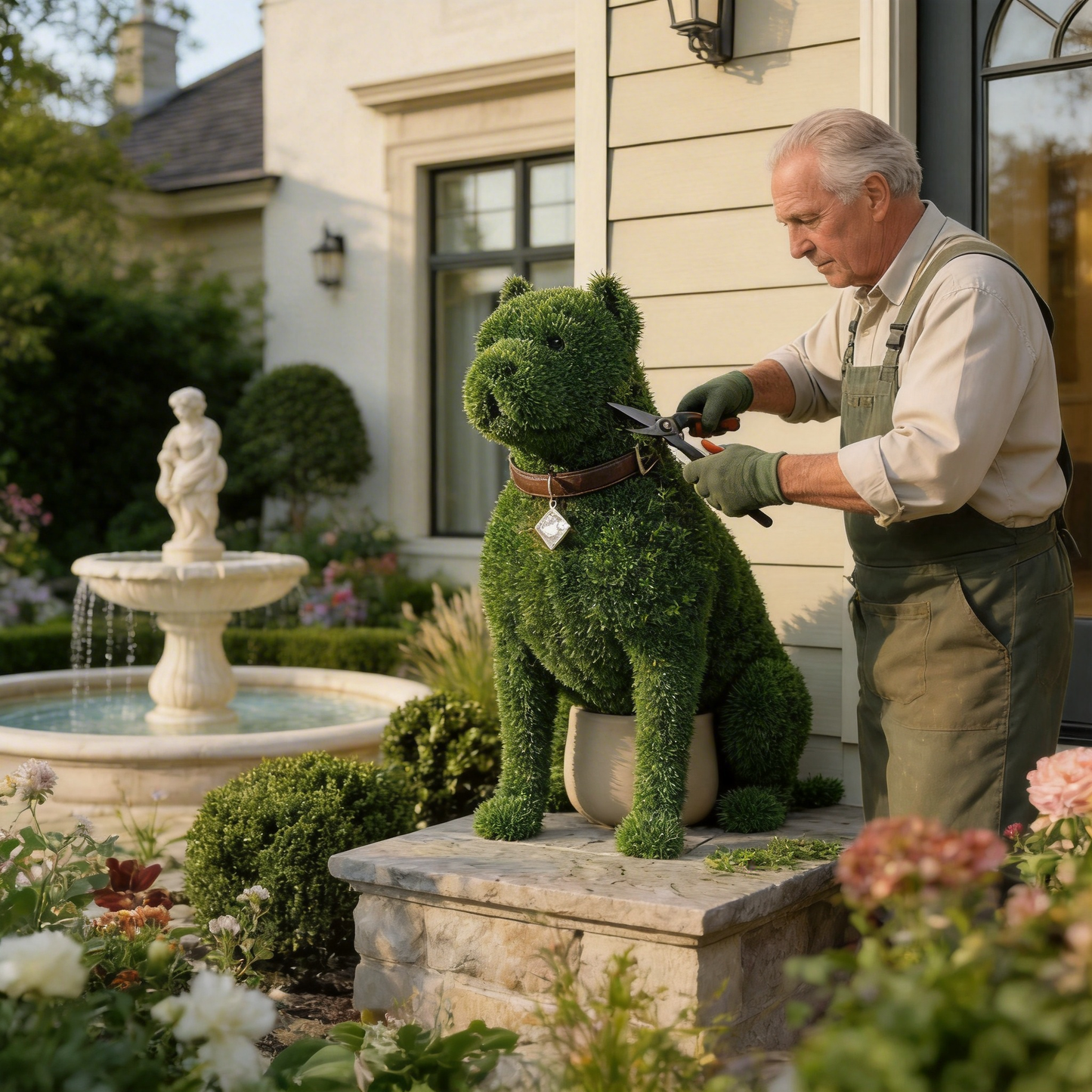 🐶 DIY Pitbull Topiary Frame- 🐾The Secret to a "Magic Garden" Your Family Will Love!-923