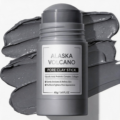 Alaska Volcano Clay Stick,Cleansing Blackhead Remover FaceMask Stick-ABB8