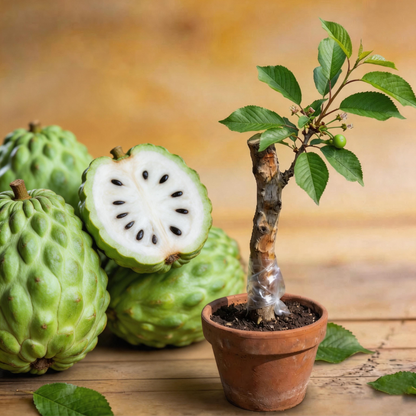 🎁65K+ SOLD! 🌿Organic Soursop Plant Kit -🏡Farm Fresh, Straight to Your Door -ABB8(E)