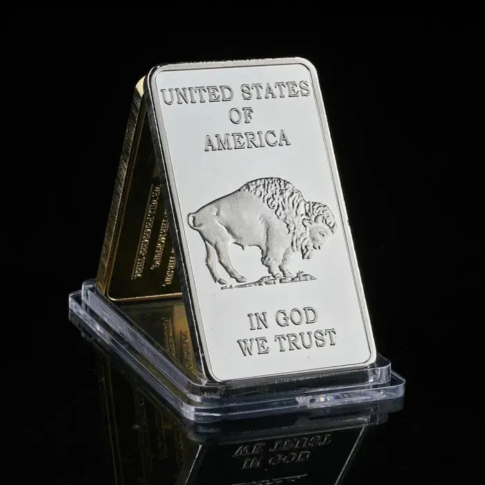 🔥🪙【Last 8 Sets!!!】🔥250th Anniversary America New Year Special 10 oz Silvertowne Mint Buffalo Silver Bar-XA