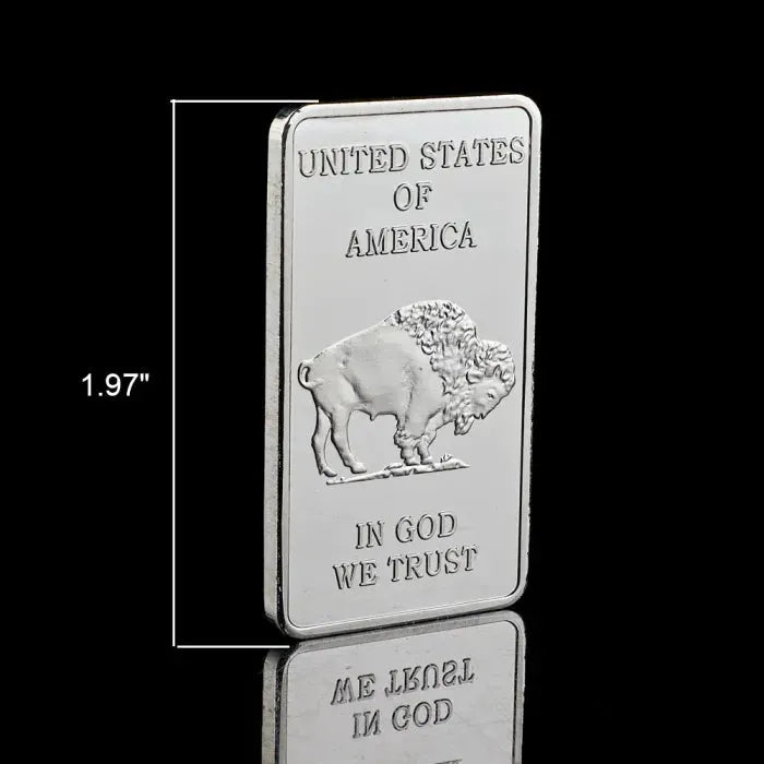 🔥🪙【Last 8 Sets!!!】🔥250th Anniversary America New Year Special 10 oz Silvertowne Mint Buffalo Silver Bar-XA