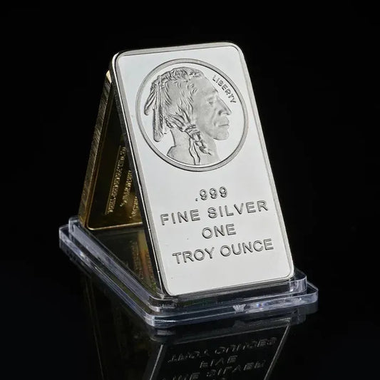 🔥🪙【Last 8 Sets!!!】🔥250th Anniversary America New Year Special 10 oz Silvertowne Mint Buffalo Silver Bar-XA