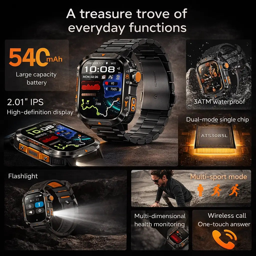 Force C40 Pro | Rugged GPS Smartwatch - A926
