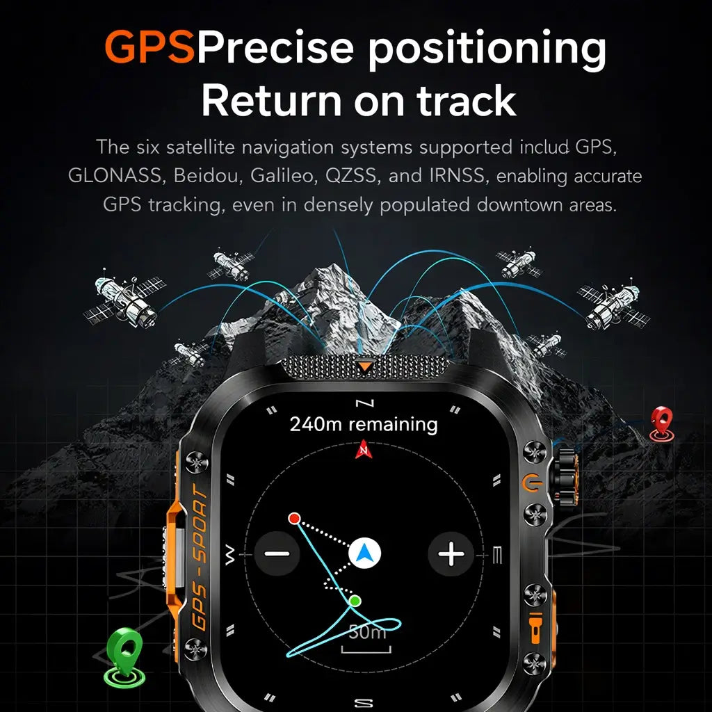 Force C40 Pro | Rugged GPS Smartwatch - A926