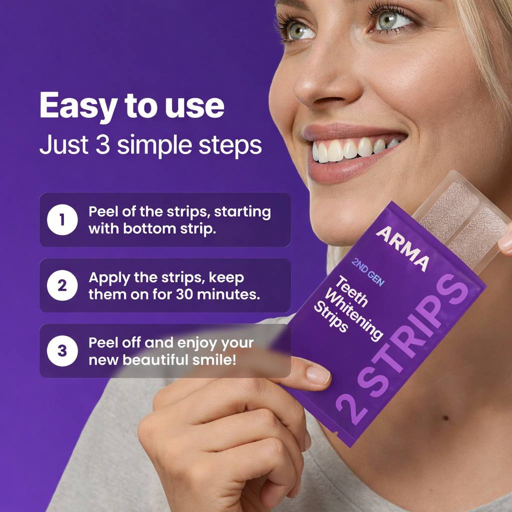 Vervebead Purple Teeth Whitening Strips™ - A926