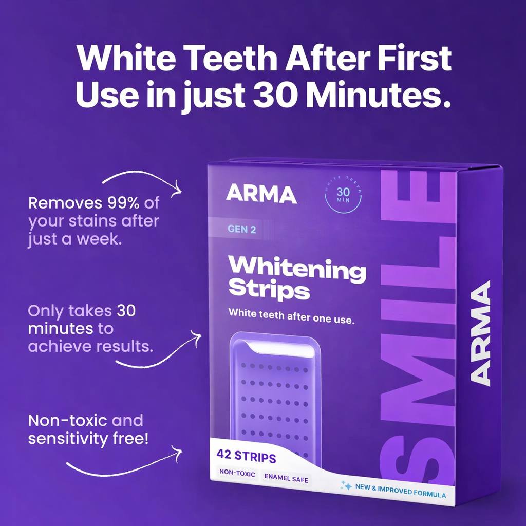 Vervebead Purple Teeth Whitening Strips™ - A926