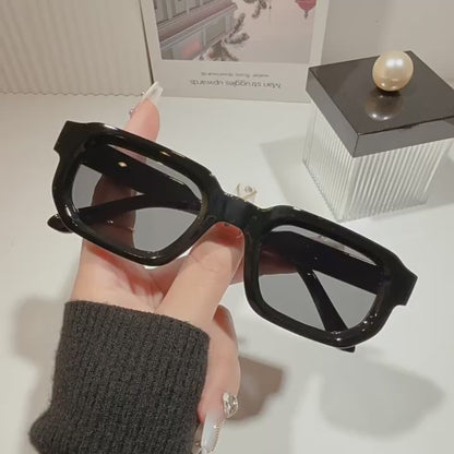 🌟🌈 Vintage Rectangle Frame Sunglasses for Men & Women – Retro Fashion Sun Glasses with UV400 Protection Luxury Design Eyewear🔥-TJY