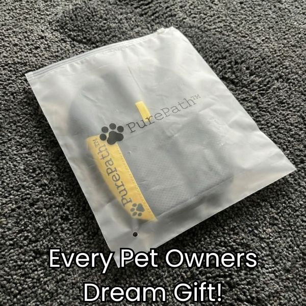 Pet Hair Remover Glove – 2-Sided, Reusable & Washable, Effectively Removes Dog & Cat Hair from Furniture, Carpet, Clothing & Car-HZ