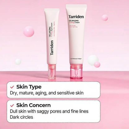 vervebead Firming Duo Set | Crease-Free Makeup Prep Duo with Firming Cream + Firming Eye Cream-GD