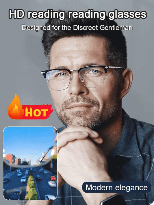 🔥Hot Sale🔥✨Ultra Light Anti Blue Presbyopic Glasses-GD
