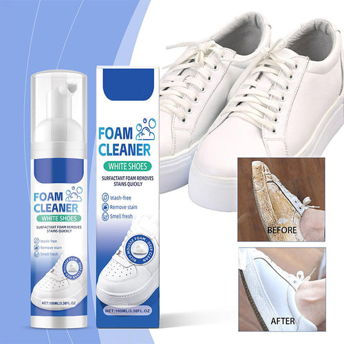 🎉Limited Time Discount 50%🎁No-Rinse Shoe Cleaner -White Shoe Stain Remover Spray-ABB8