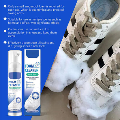 🎉Limited Time Discount 50%🎁No-Rinse Shoe Cleaner -White Shoe Stain Remover Spray-ABB8