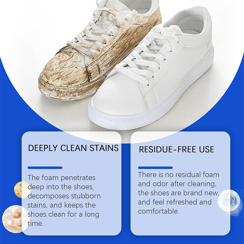 🎉Limited Time Discount 50%🎁No-Rinse Shoe Cleaner -White Shoe Stain Remover Spray-ABB8