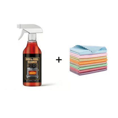 🧼 BUY 2 GET 1 FREE! ✨ Oven & Grill Cleaner Spray – Dissolves Grease in 5 Mins, No Scrubbing & Eliminates Odors 🔥  21 Reviews-HZ