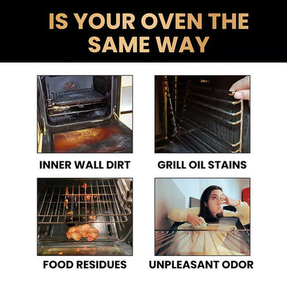 🧼 BUY 2 GET 1 FREE! ✨ Oven & Grill Cleaner Spray – Dissolves Grease in 5 Mins, No Scrubbing & Eliminates Odors 🔥  21 Reviews-HZ