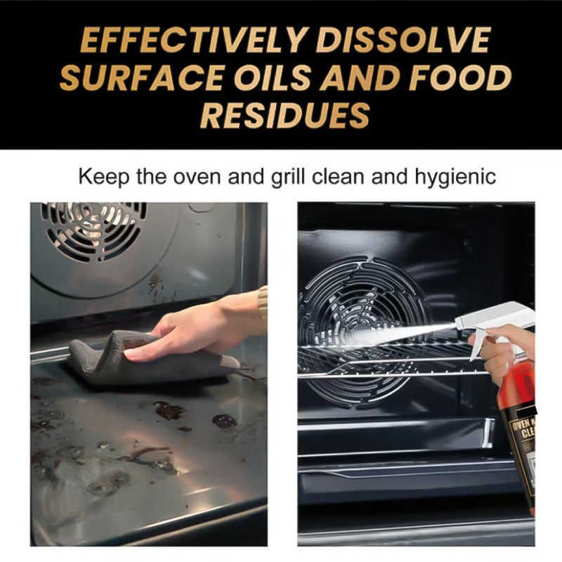 🧼 BUY 2 GET 1 FREE! ✨ Oven & Grill Cleaner Spray – Dissolves Grease in 5 Mins, No Scrubbing & Eliminates Odors 🔥  21 Reviews-HZ