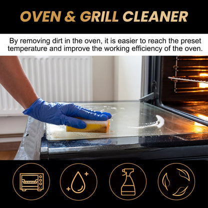 🧼 BUY 2 GET 1 FREE! ✨ Oven & Grill Cleaner Spray – Dissolves Grease in 5 Mins, No Scrubbing & Eliminates Odors 🔥  21 Reviews-HZ