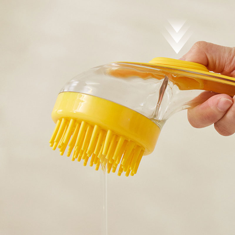 🔥Buy 1 Get 1 Free🔥Pet Bath Brush with Long Handle & Shampoo Dispenser🐾-ABB8