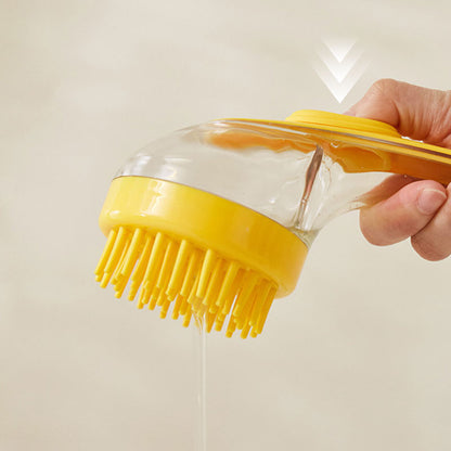 🔥Buy 1 Get 1 Free🔥Pet Bath Brush with Long Handle & Shampoo Dispenser🐾-ABB8