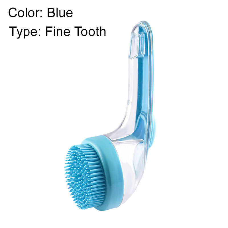 🔥Buy 1 Get 1 Free🔥Pet Bath Brush with Long Handle & Shampoo Dispenser🐾-ABB8