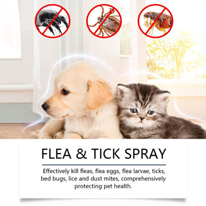🍃Natural Flea & Tick Spray for Dogs and Cats🐾 Keep Your Beloved Pet Free from Pests-ABB8