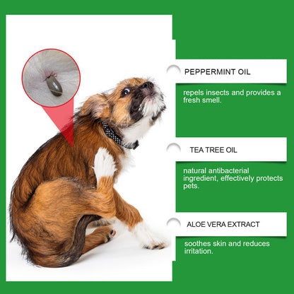 🍃Natural Flea & Tick Spray for Dogs and Cats🐾 Keep Your Beloved Pet Free from Pests-ABB8
